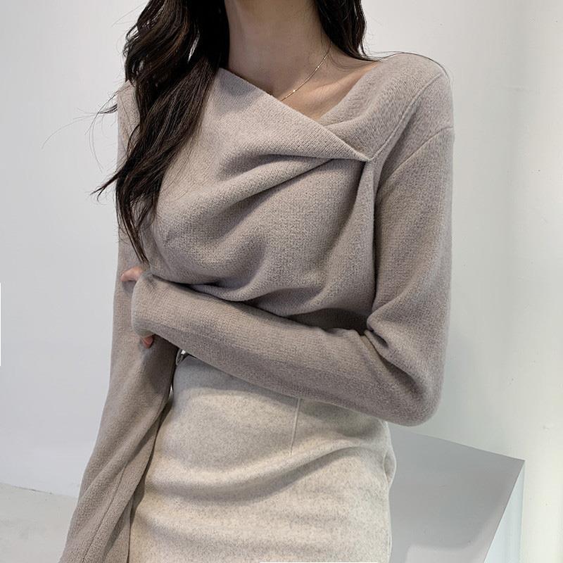 Thickened Dralon Slim Sweater