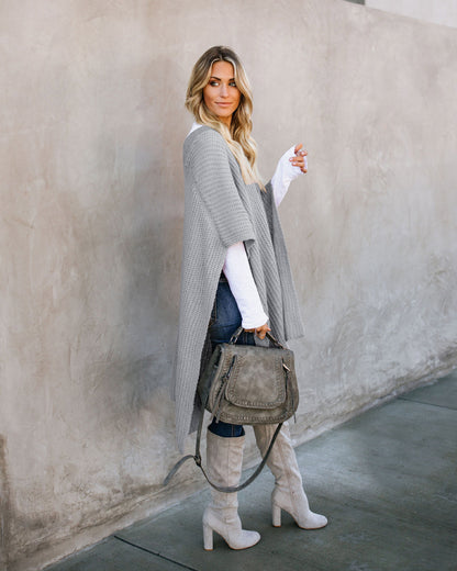 Women's Knitted Cloak Sweater